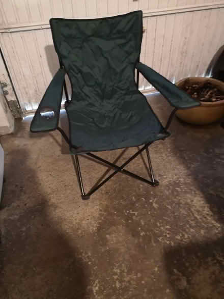 Photo of free Green camping chair (West Malvern CP WR14) #1