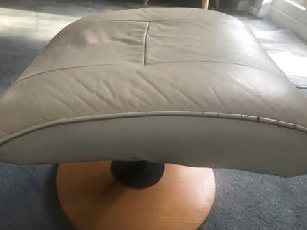 Photo of free Leather Footstool (Wokingham RG41) #3