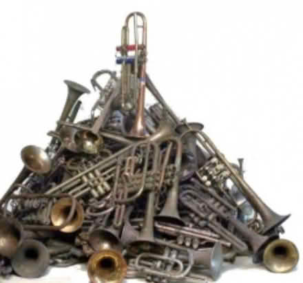 Photo of Old brass instruments (The Grange EH9) #1