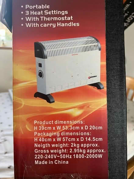 Photo of free Convector Heater (West Oxfordshire OX29) #2