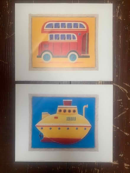 Photo of free 2 x Wall Prints by Simon Hart for child’s room (Wootton OX13) #3