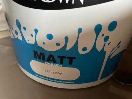 Photo of free Crown soft grey paint half full (SL2 slough) #3