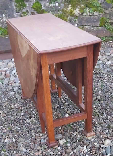 Photo of free Oak drop-leaf dining table (Falkland KY15) #1