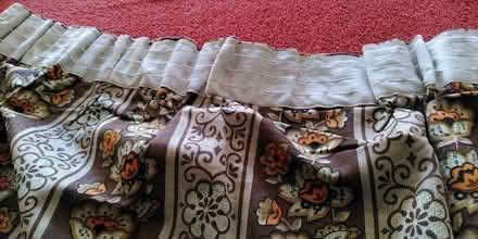 Photo of free Brown floral curtains (Epping CM16) #2