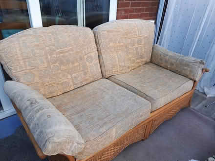 Photo of free Quality wicker cane settee (WR3 Barbourne) #1