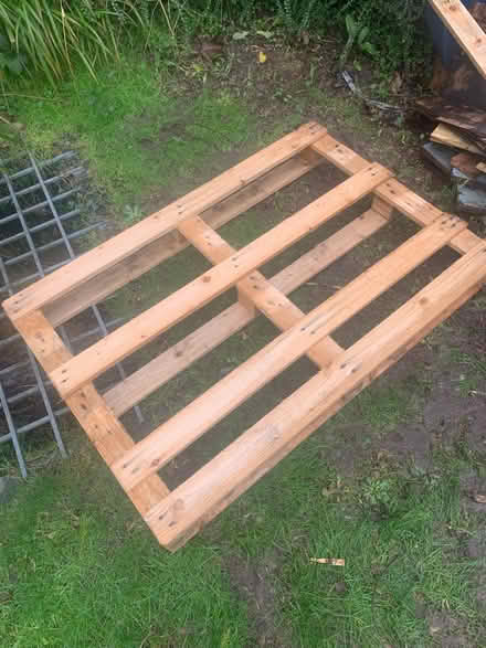 Photo of free 4 x wood pallets- crowborough (Crowborough TN6) #4