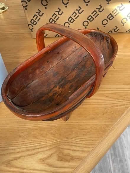 Photo of free Wooden basket (Stanmore, HA7) #1