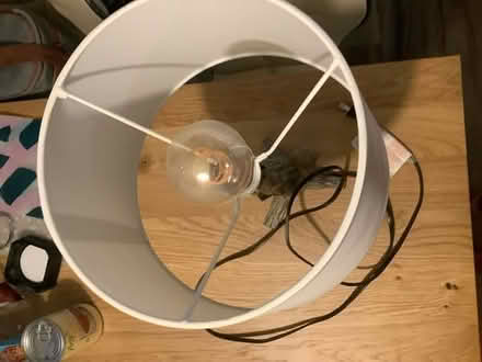 Photo of free Lamp with shade and lightbulb (Ypsilanti,byEllsworth&Mich Ave) #3