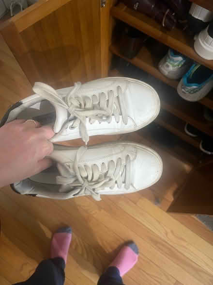Photo of free Steve Madden Size 6 White Sneakers (Columbia Heights) #2