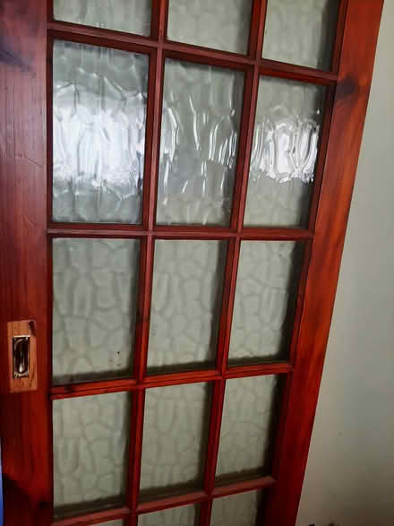 Photo of free Wooden Door with glass (Wallingford) #1