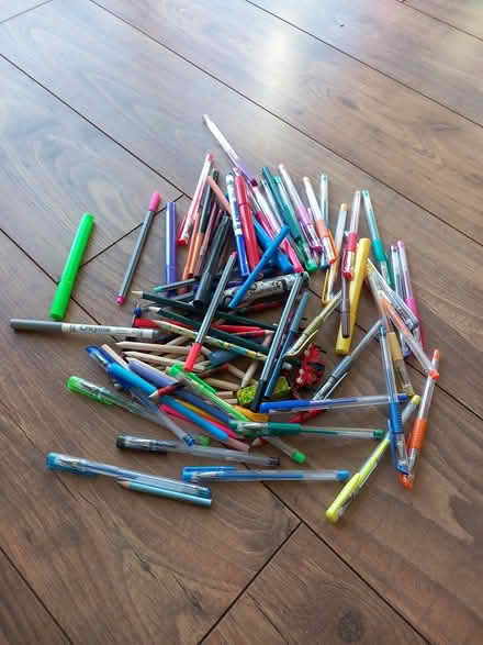 Photo of free Pens, pencil crayons (Wolverley DY11) #1