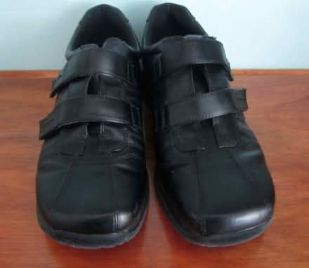 Photo of free Black Leather school shoes, size 6 (Top Amersham HP6) #1