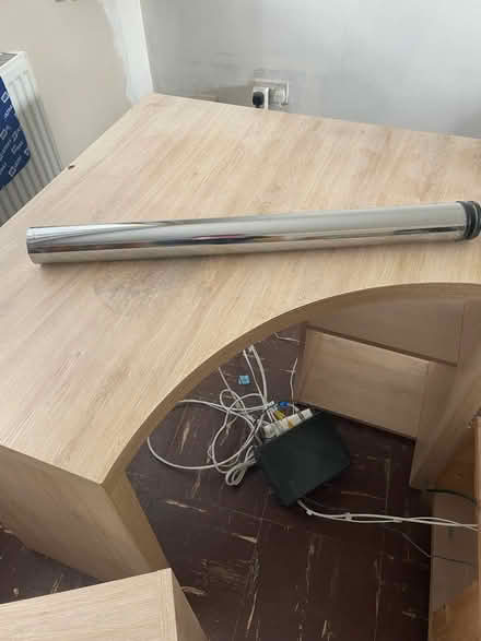 Photo of free Desk and shelving unit (Woolton, Liverpool) #1