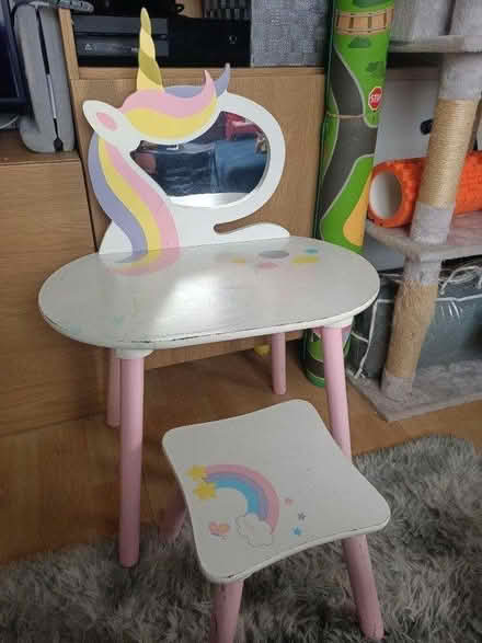 Photo of free Unicorn dressing table/desk (Kingsholm GL1) #2