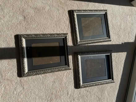 Photo of free 3 silver wood picture frames (Hopewell Junction) #4
