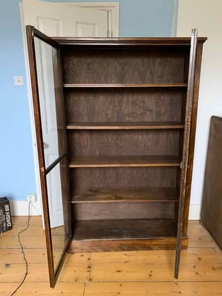 Photo of free Glass fronted bookcase/display cabinet (Portslade by Sea BN3) #1