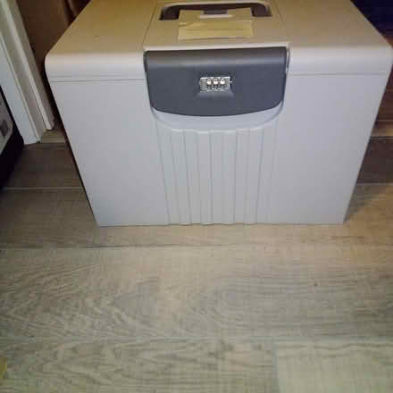 Photo of free Brand New Light gray lockable box (Markham) #1