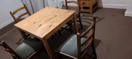 Photo of free Pine table and 4 chairs (Hala LA1) #1