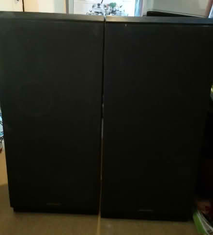 Photo of free Pair of large speakers (Newnham Terrace,) #1