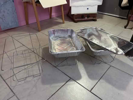 Photo of free Aluminum chafing dishes and holders (Bed Stuy, 11221) #1