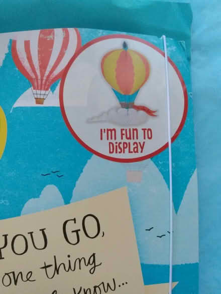 Photo of free Oversized Going Away Pop Open Card (Chestnut Hill, Newton) #3