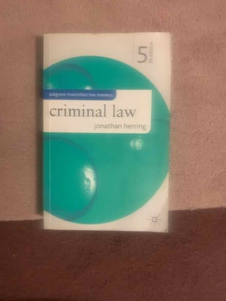 Photo of free Book on criminal law (Papplewick NG15) #1