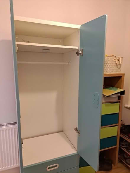 Photo of free Blue ikea wardrobe (Scale Hall LA1) #1