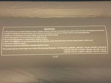 Photo of free Twin air mattress (Allen) #4