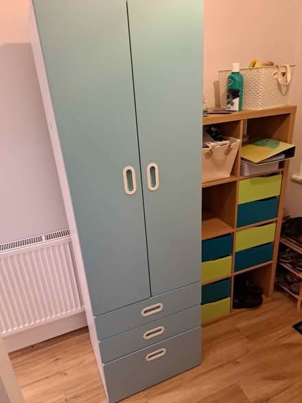 Photo of free Blue ikea wardrobe (Scale Hall LA1) #2