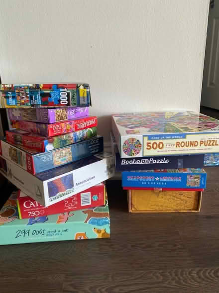 Photo of free Assorted puzzles (Chevy chase) #1