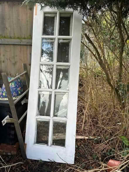 Photo of free Hard wood patio doors with handles, hinges etc. (East Mersea CO5) #1