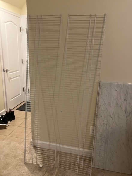 Photo of free 2 Rod wrapped wire fixed shelves (Wheaton, MD) #1