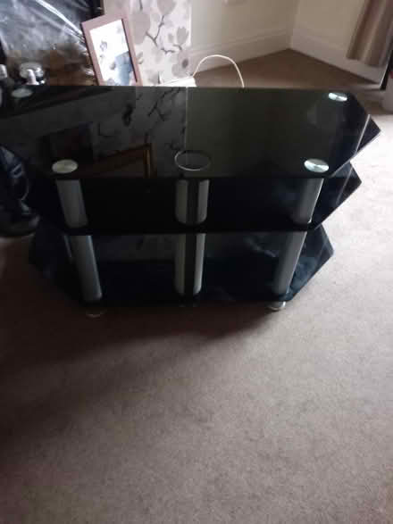 Photo of free Glass tv stand (Sefton L23) #1