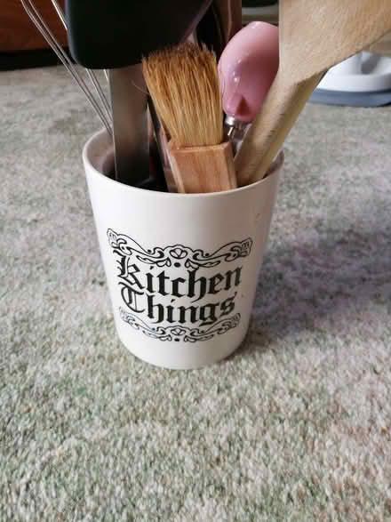 Photo of free "Kitchen Things" ceramic pot (Stroud GL5) #1