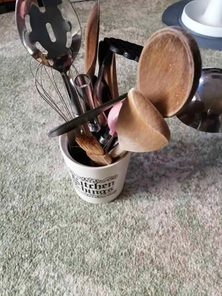 Photo of free "Kitchen Things" ceramic pot (Stroud GL5) #2