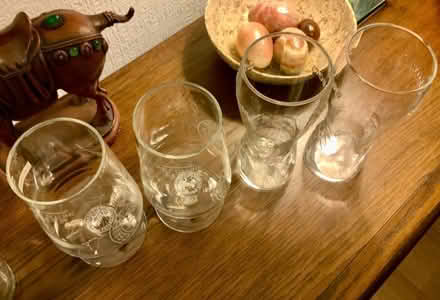 Photo of free New/Unused Beer & Cider Collectable Glasses (Kendal LA9) #1