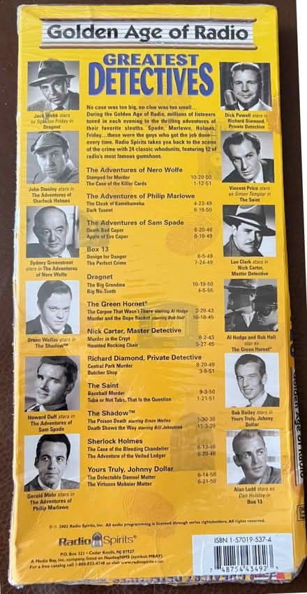 Photo of free Golden Age of Radio CDs: Detectives (Brookline Village) #2