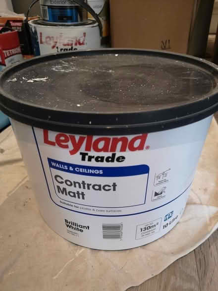 Photo of free 10l white contract paint (Greenwich SE10) #1