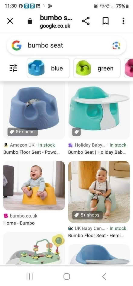 Photo of Bumbo baby chair (Forest Gate E7) #1