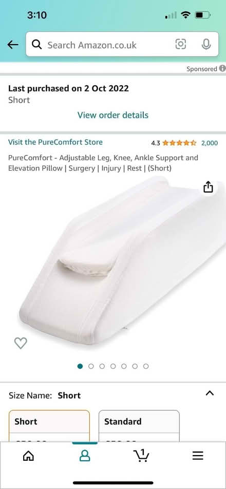Photo of free Adjustable Leg Elevation Pillow (Feering CO5) #1
