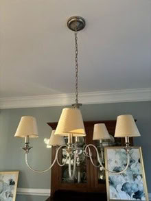 Photo of free Pottery Barn chandelier #1