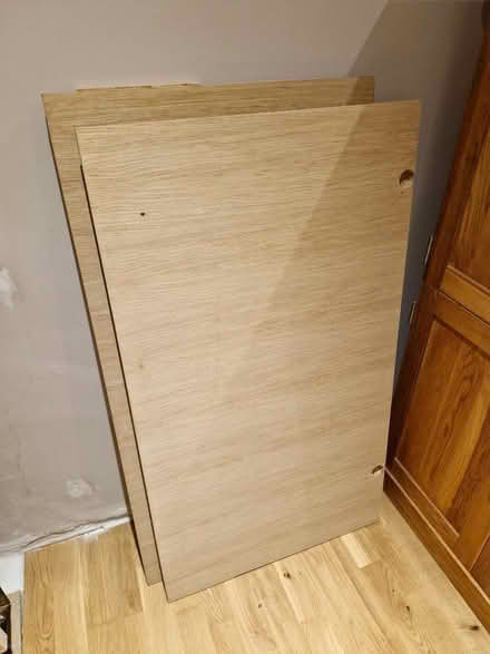 Photo of free Wood, odd pieces laminated mdf. (Higham North area NN10) #1