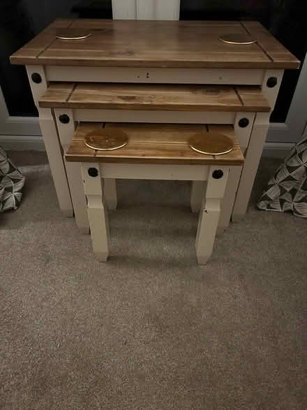 Photo of free Corner tv cabinet & nest of tables (Nantwich CW5) #2