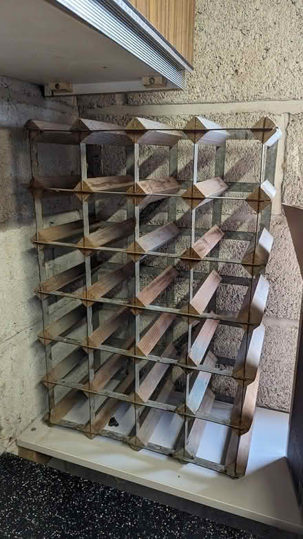 Photo of free Bottle rack (St Austell, PL25) #1