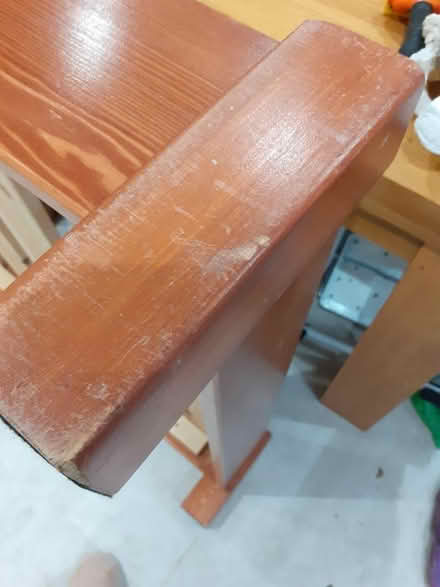 Photo of free Single bed - wood, slatted base in red brown (Leeds LS16) #2