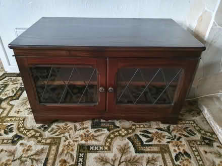 Photo of free Dark wood TV cabinet (Wombourne WV5) #1