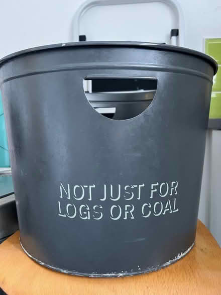 Photo of free Metal bucket. Ideal for holding logs or a planter. (Lansdown) #2