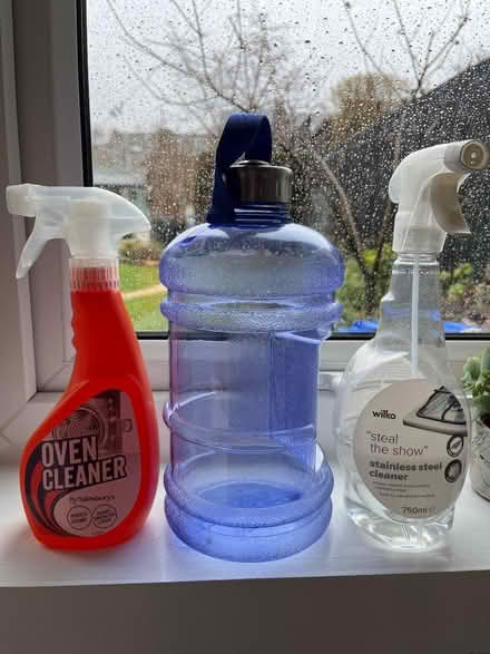 Photo of free Cleaning products and giant water bottle (2.2ltr) (Wadsley S6) #1