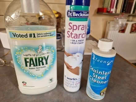 Photo of free fabric conditioner, starch, stainless steel cleaner (Dunfermline KY12) #1