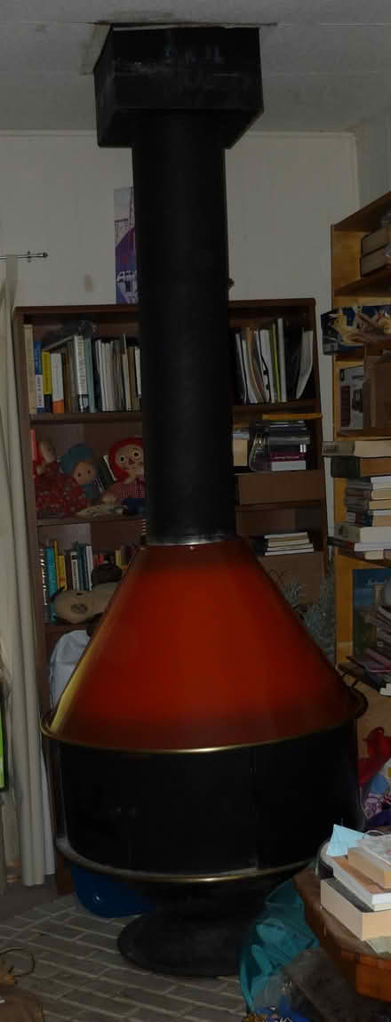 Photo of free metal fireplace (southern Novato) #1